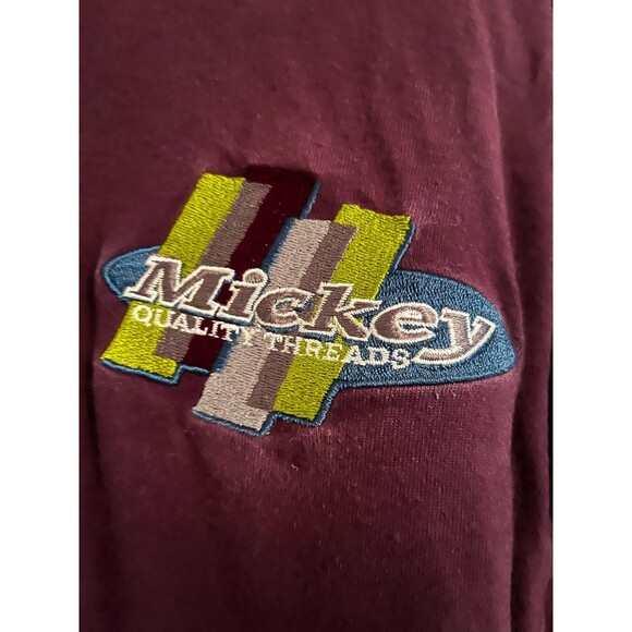 Vintage Mickey Mouse QUALITY THREADS long sleeve tshirt XL - Picture 2 of 3